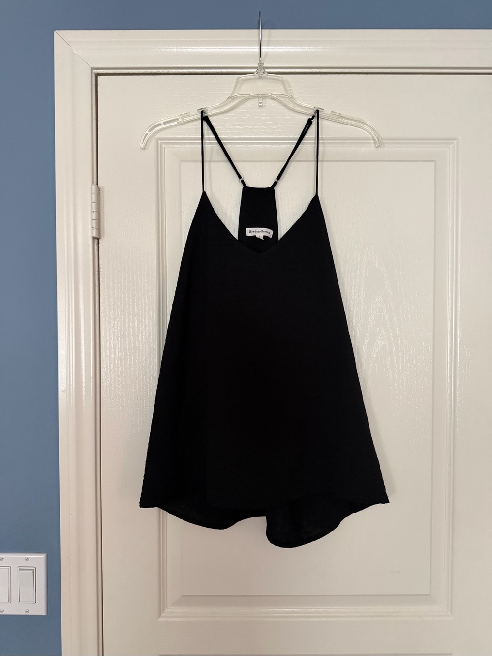 Newbury Kustom Black Racerback Camisole